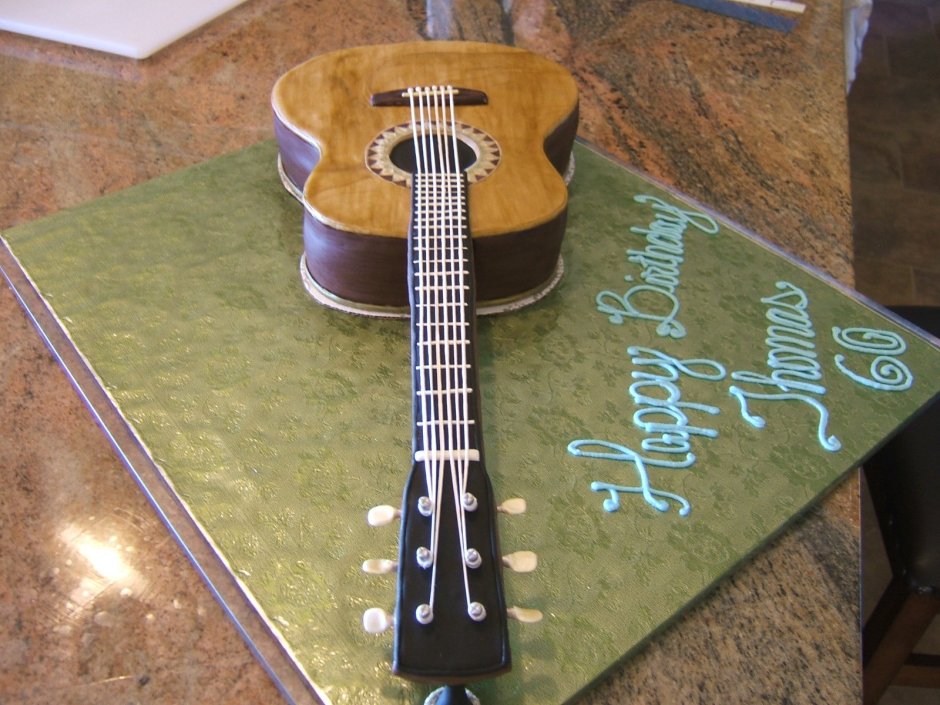 Стратокастер гитара торт