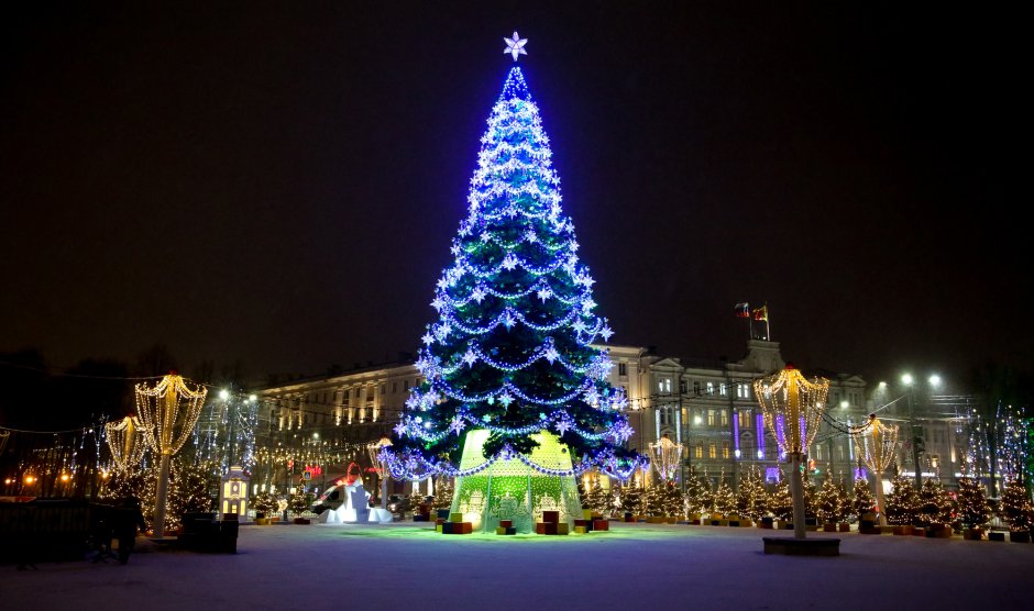 Площадь Ленина Воронеж зимой