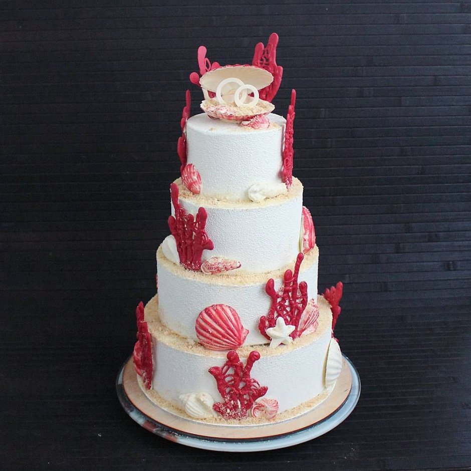 Торт на свадьбу в стиле Алые паруса