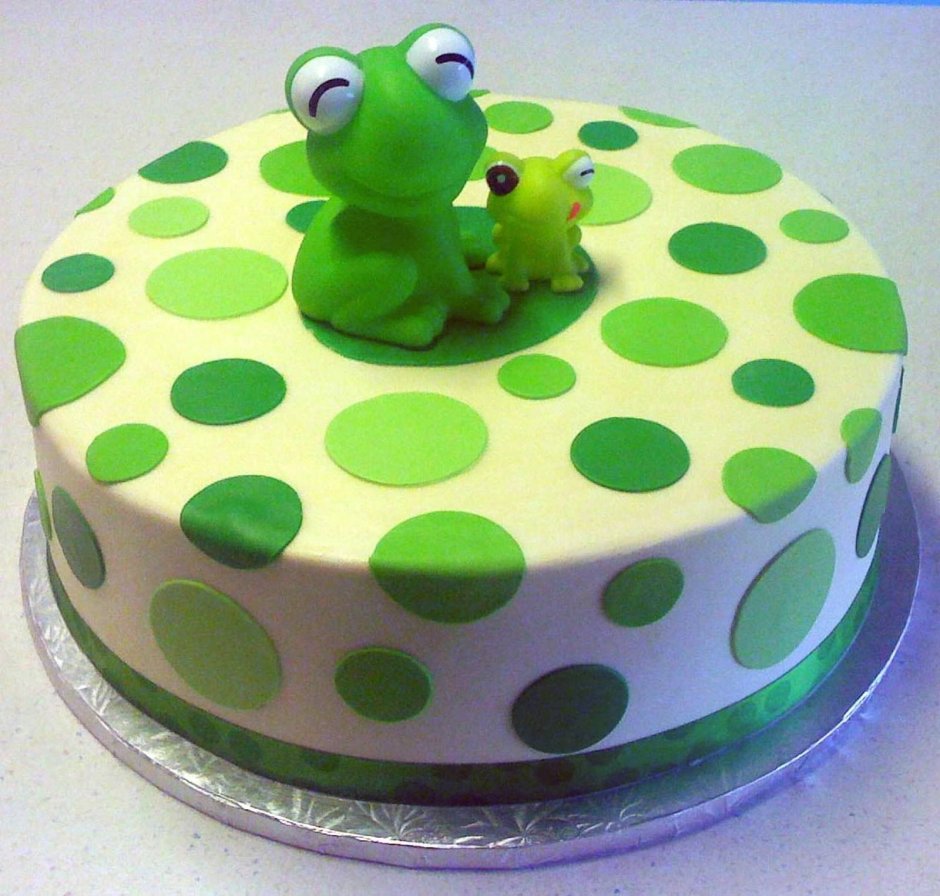 Тортик с лягушкой