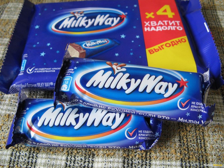 Milky way шоколад не тонет в молоке