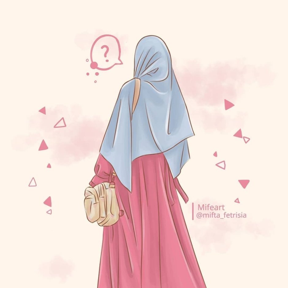 Хиджаб арт подруги