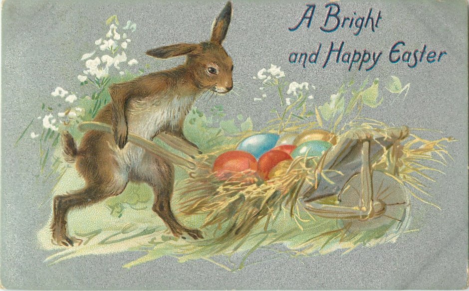 Старинные открытки с зайцами