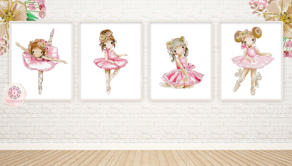 Силуэт балерины в розовом платье