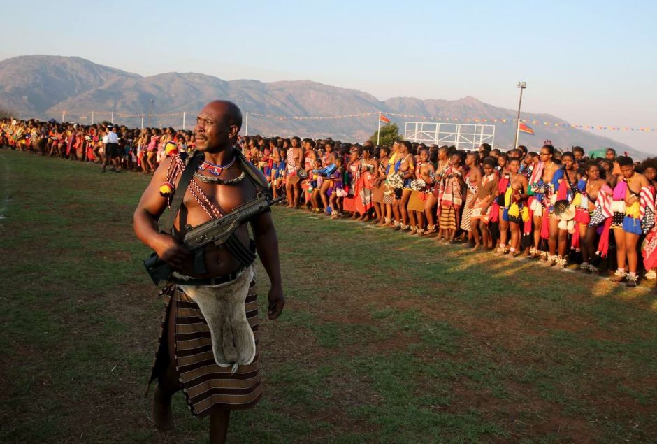 Танец тростника в Свазиленде