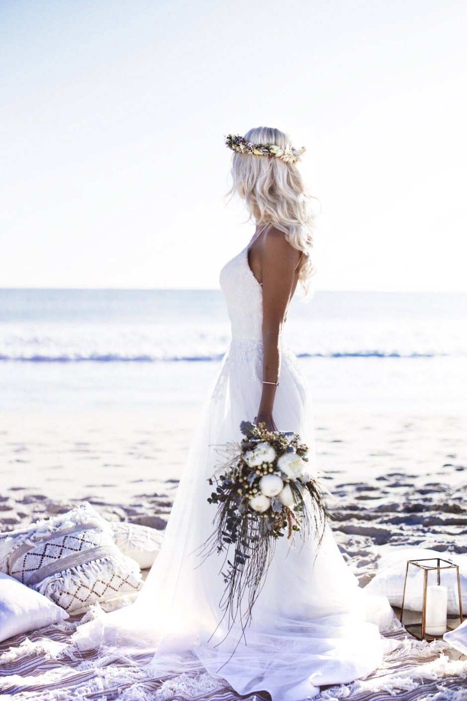 Свадебные платья красивые пляжные