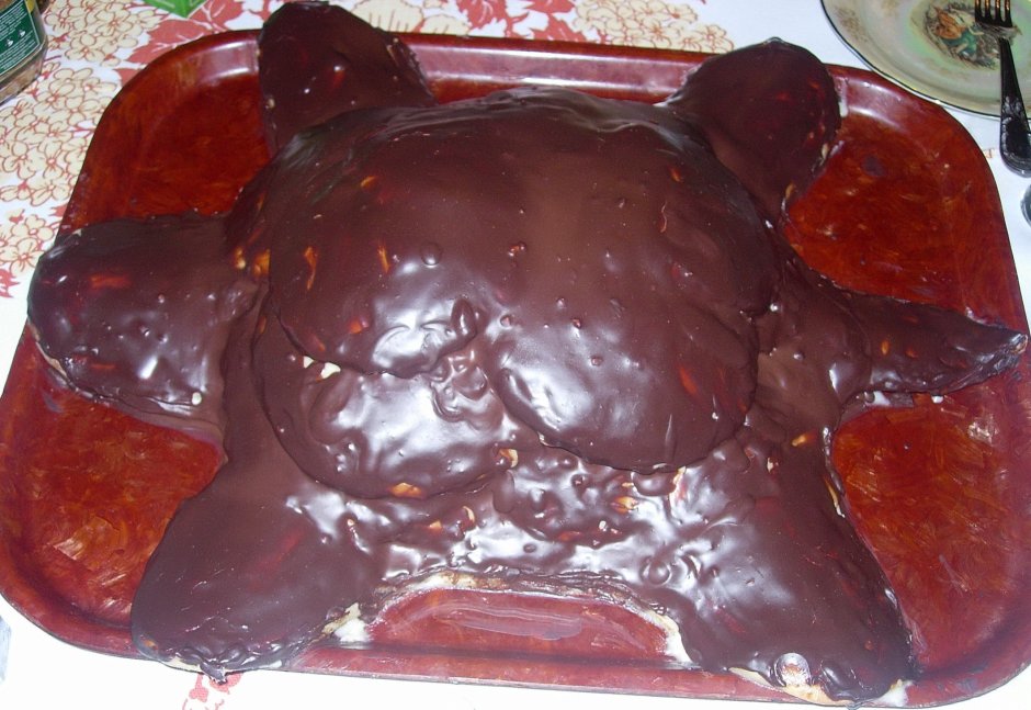 Торт черепаха со сметаной