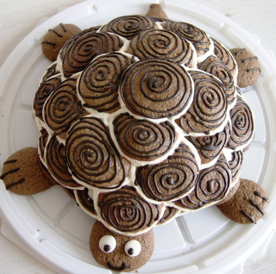 Торт черепаха с какао