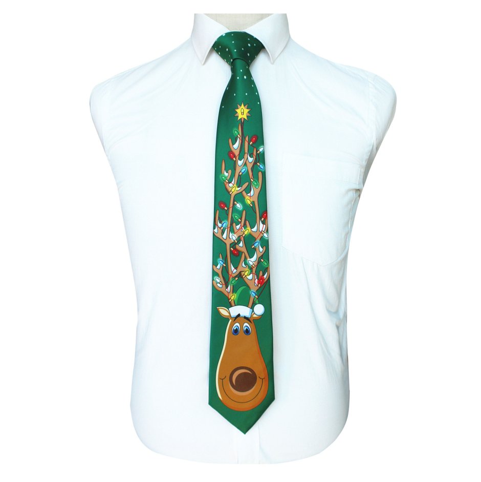 Новогодний галстук для мальчика