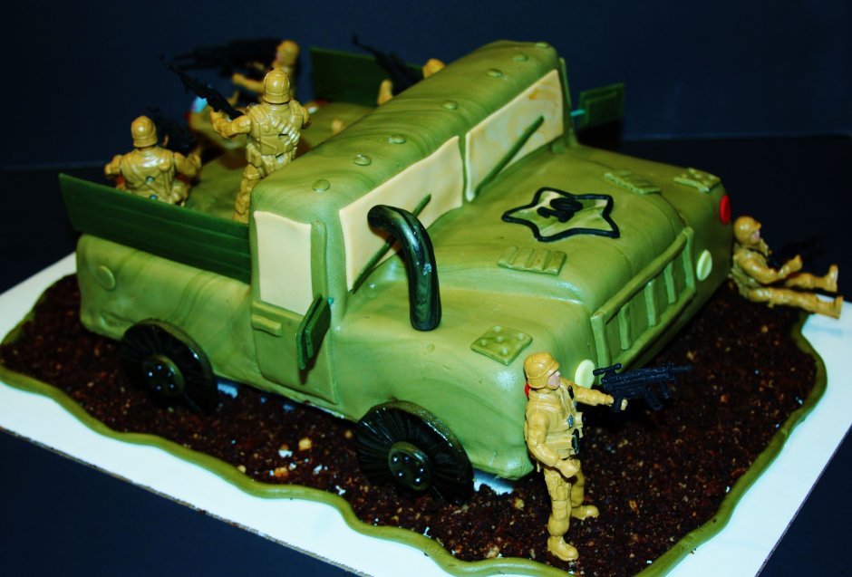Торт Военная машина