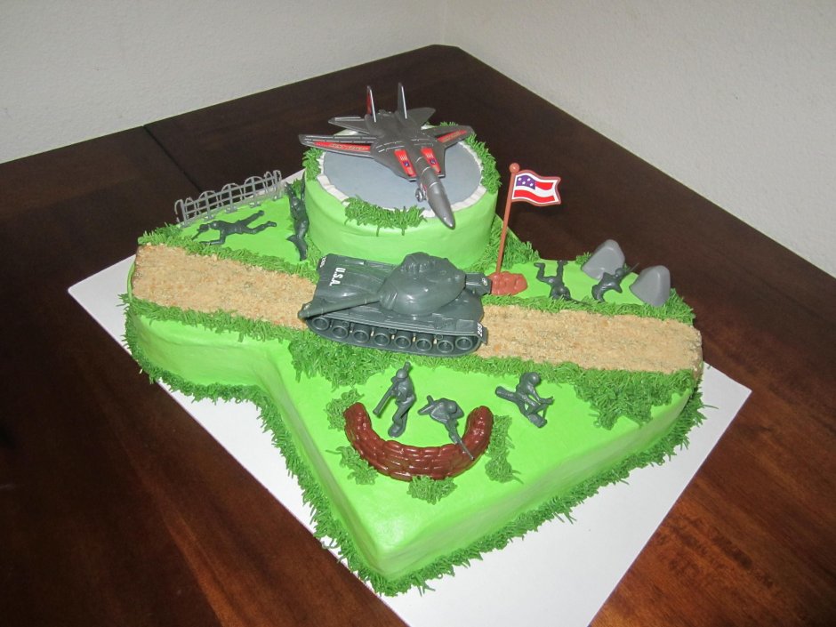 Торт тематика танк