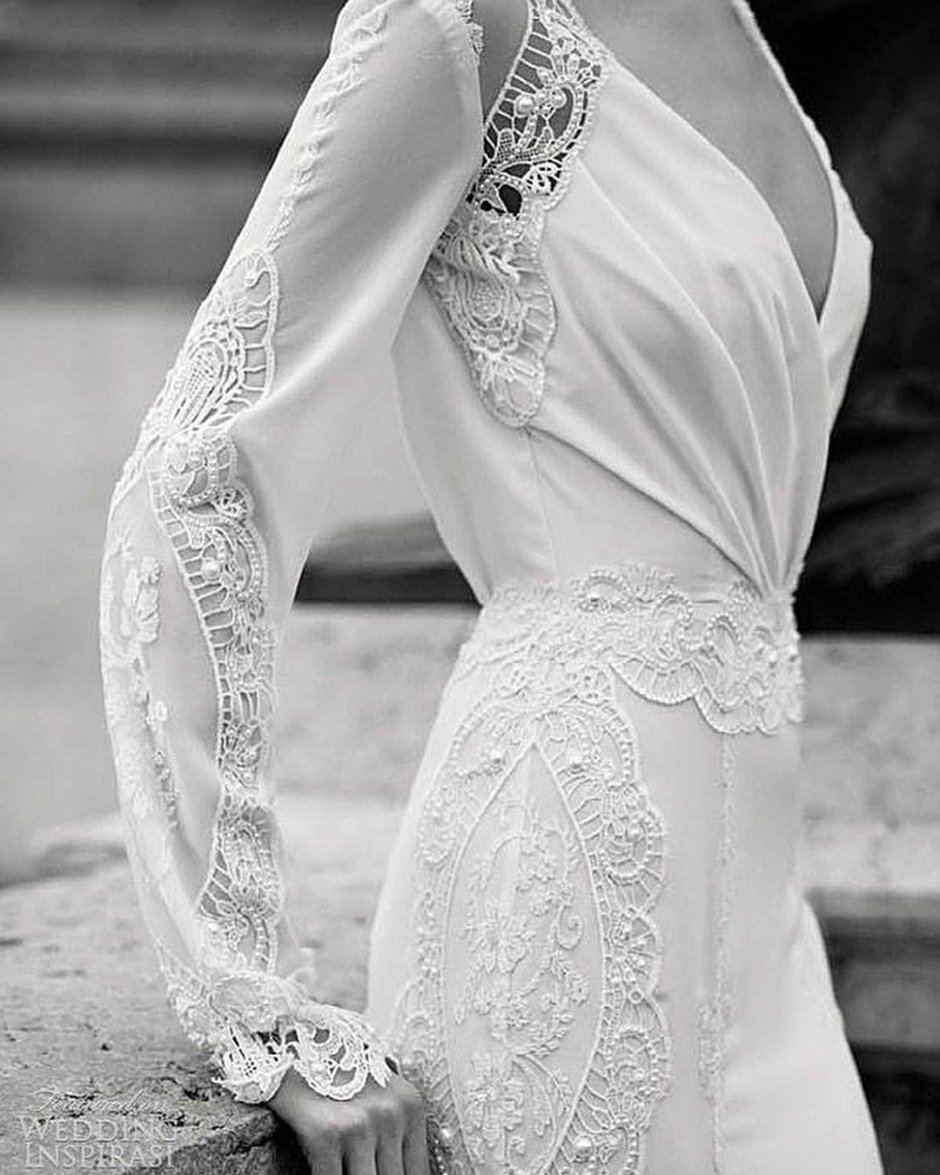 Свадебное платье макро на солнце