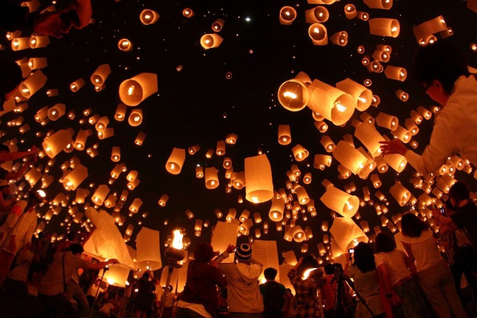 Праздник фонарей (Lantern Festival) - Пингкси (Pingxi), Тайвань