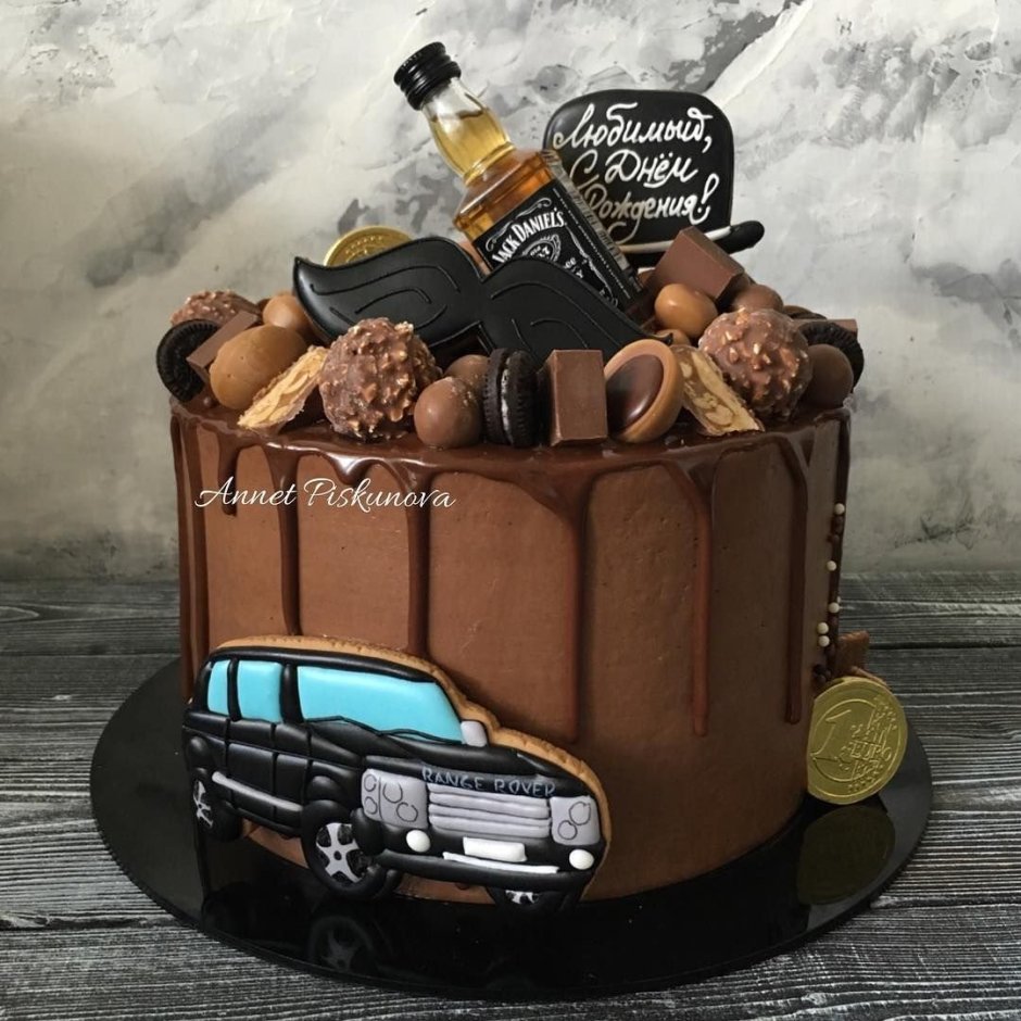 Торт для мужчины автомобилиста