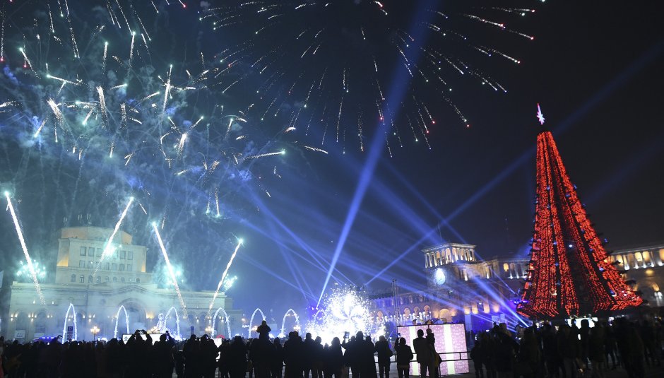 Новогодний Ереван 2020