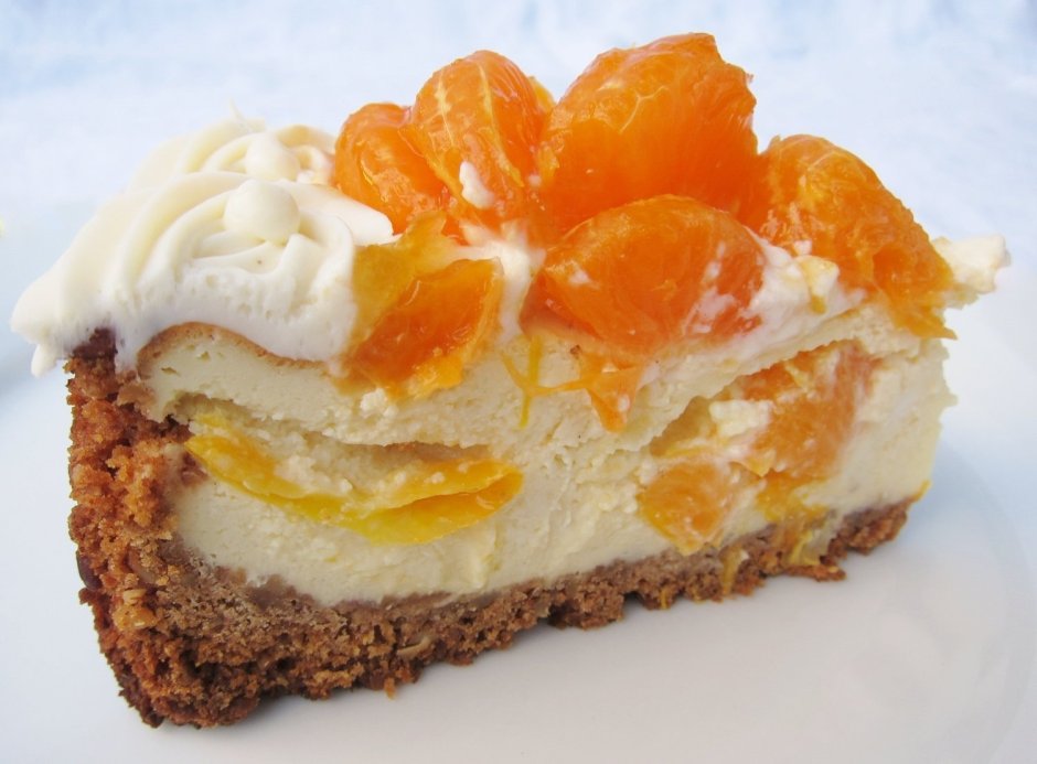 Муссовый торт морковь-апельсин