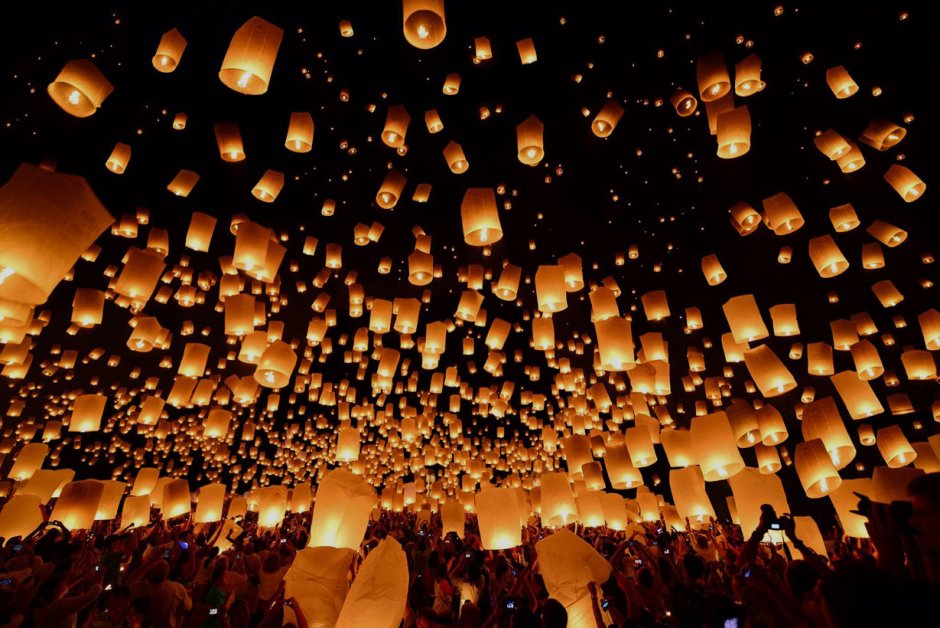 Фестиваль фонарей в Китае