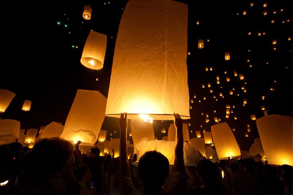 Праздник фонарей в Пинси, Тайвань
