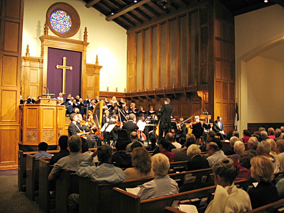 Поклонение в протестантской церкви