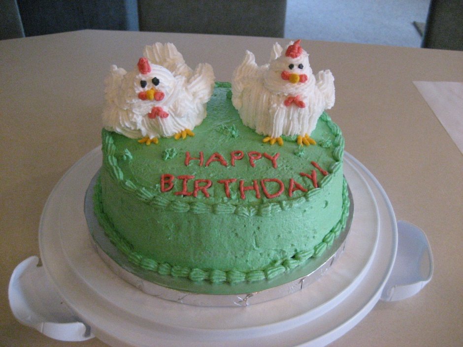 Торт курица на день рождения