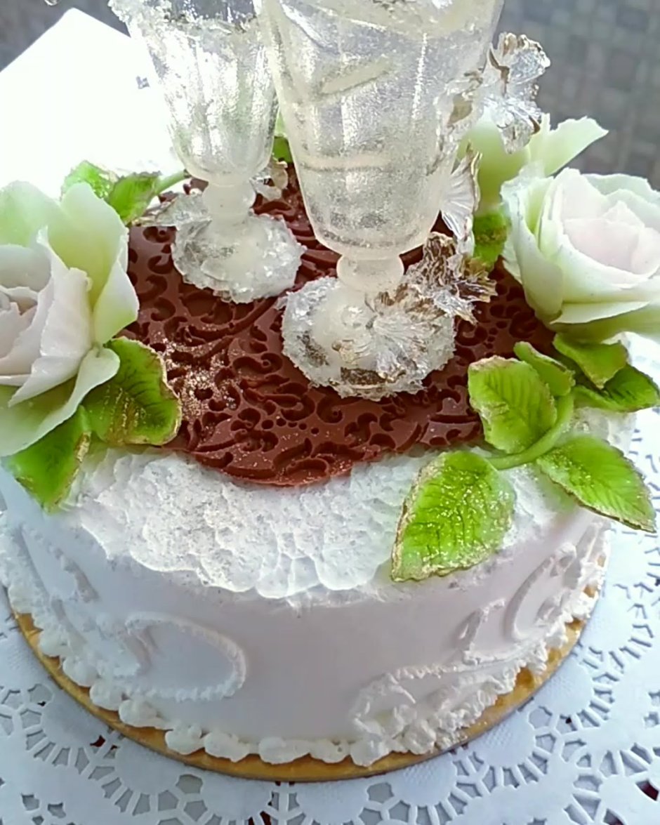 Торт на 15 лет свадьбы