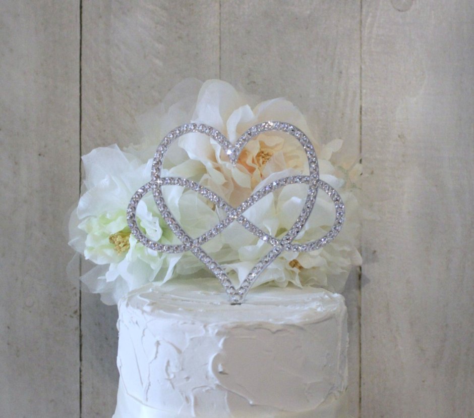 Украшение торта на хрустальную свадьбу
