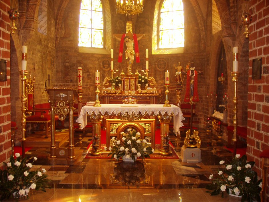 Католическая месса собор Святой Екатерины