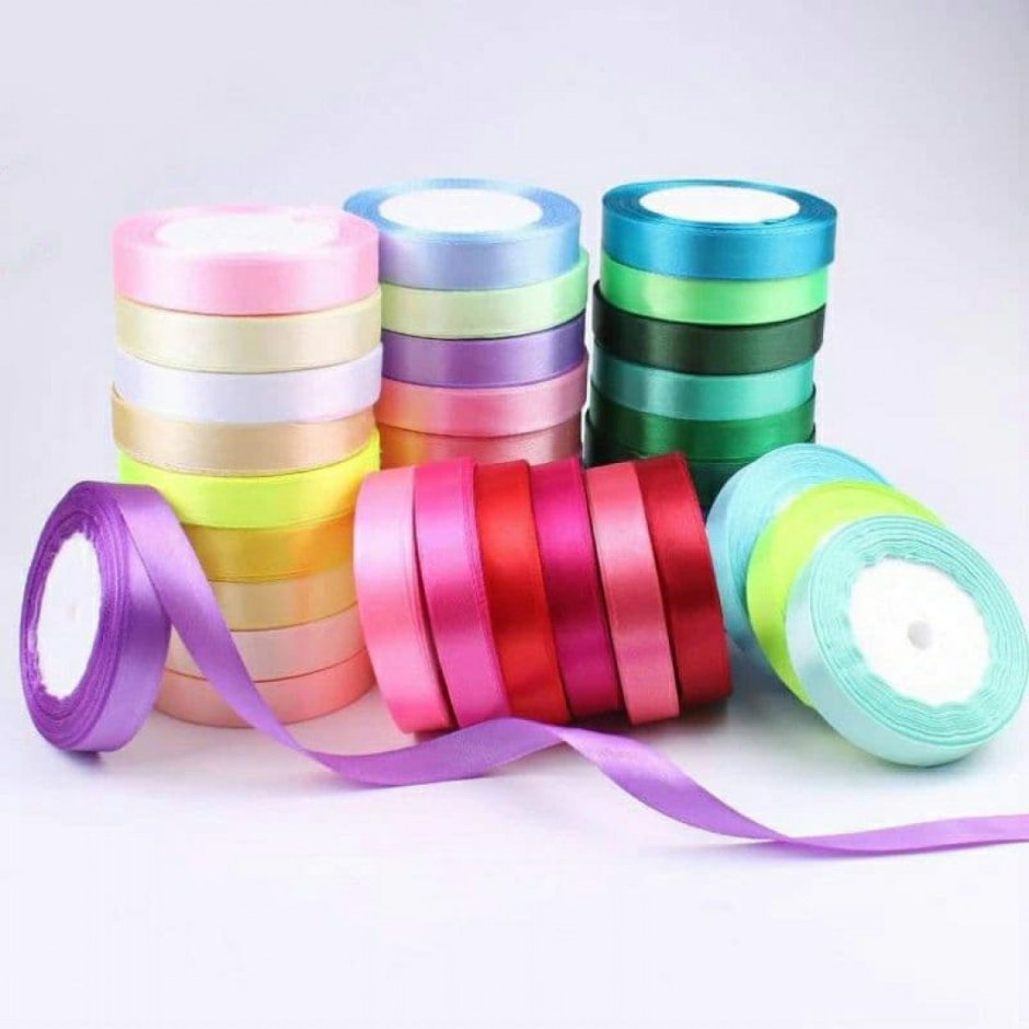 (25 Yards/Roll) Silk Satin ribbons Gift Wrapping decoration Christmas ribbons DIY Handmade Supplies ribbon 6/10/15/20/25/40/50mm