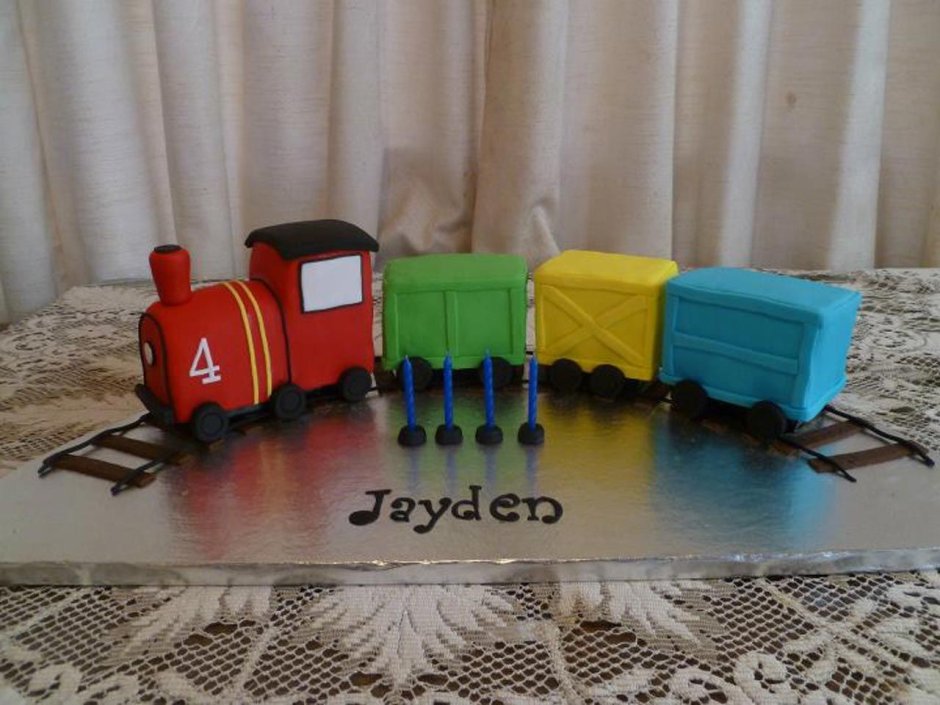 Фигурки на торт поезда