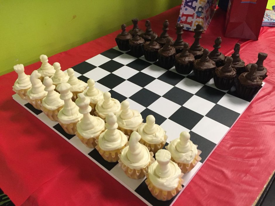 День рождения в стиле шахмат