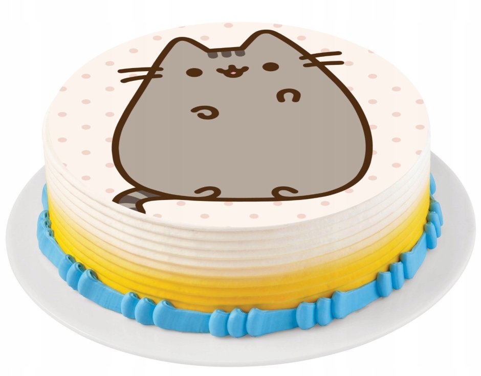 Торт с котом Пушином для девочки