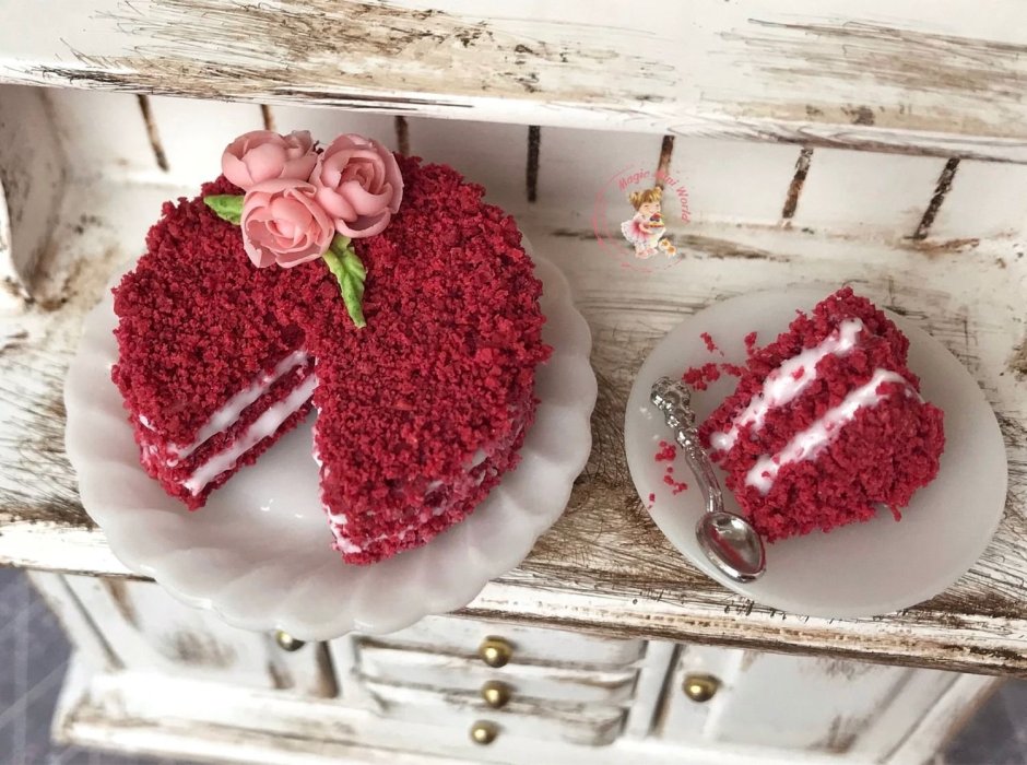 Торт красный бархат на день рождения маме