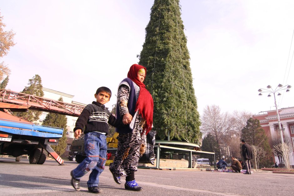 Новогодний праздник в Таджикистане