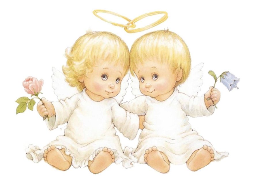 Поздравляем с крестинами малышей близнецов