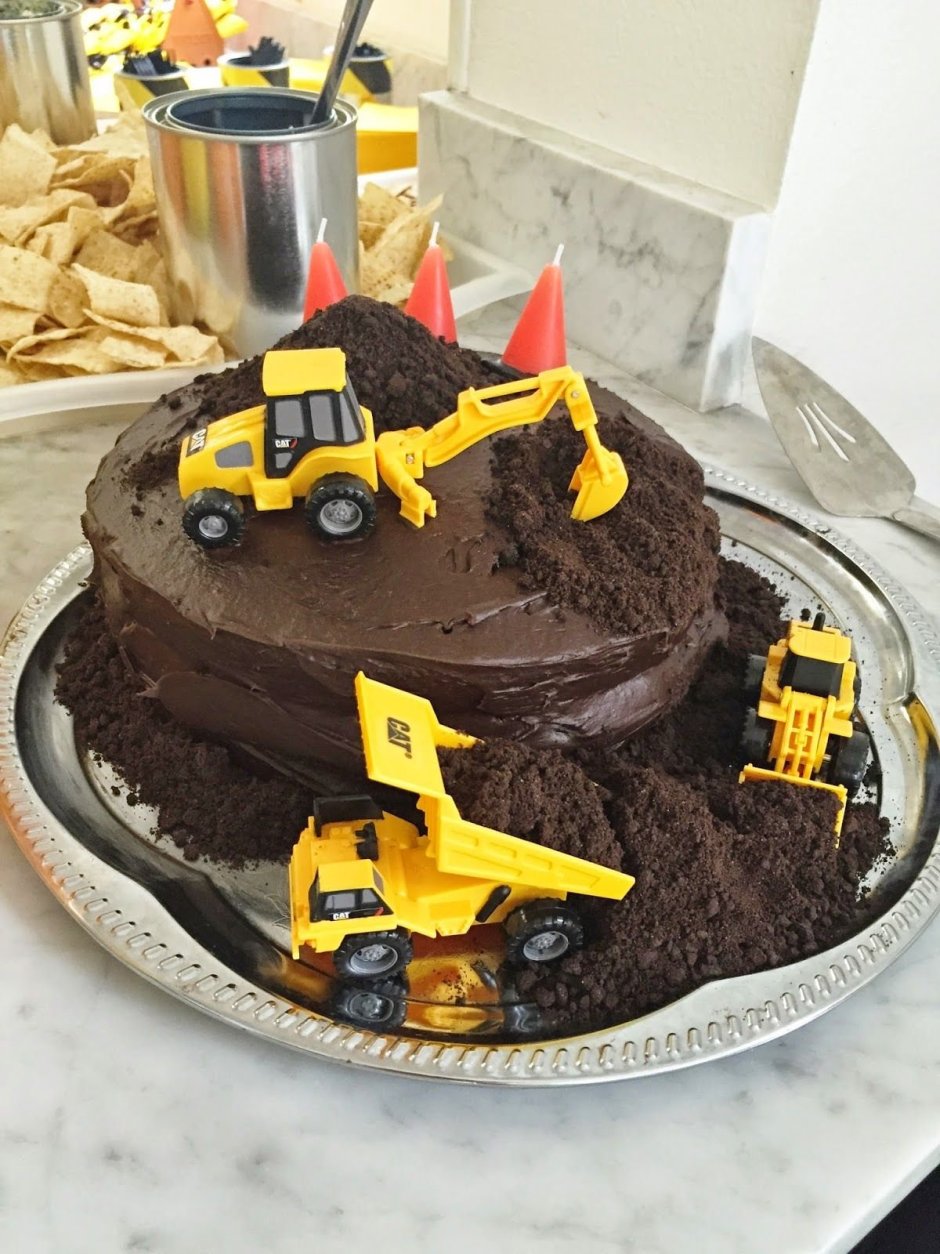 Торт тематика трактор