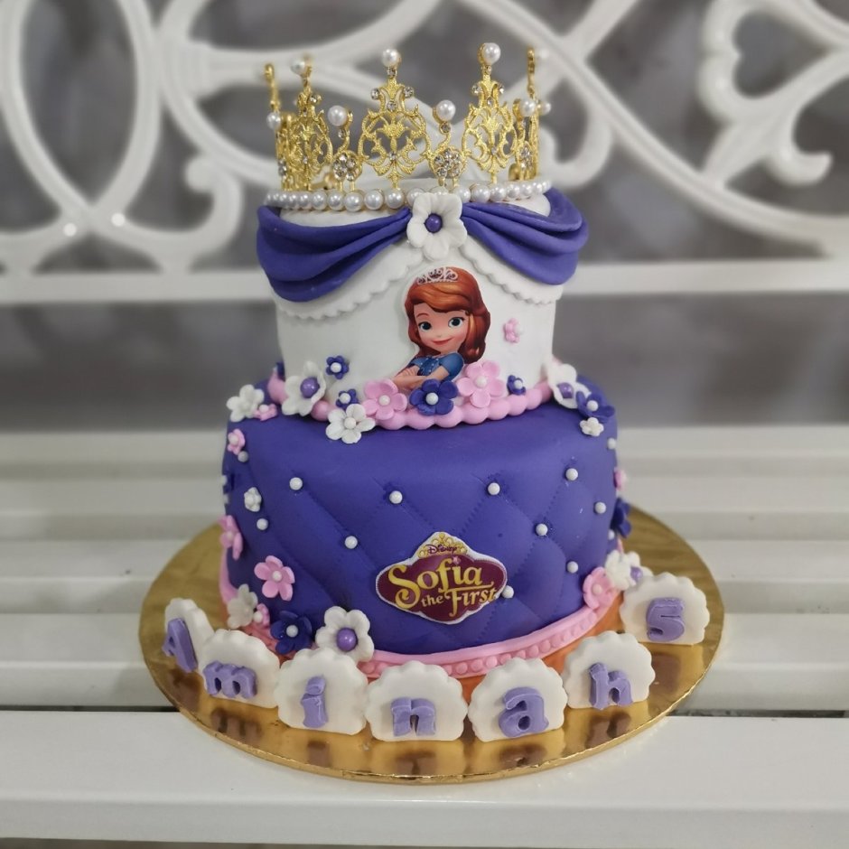 Пряник принцесса на торт