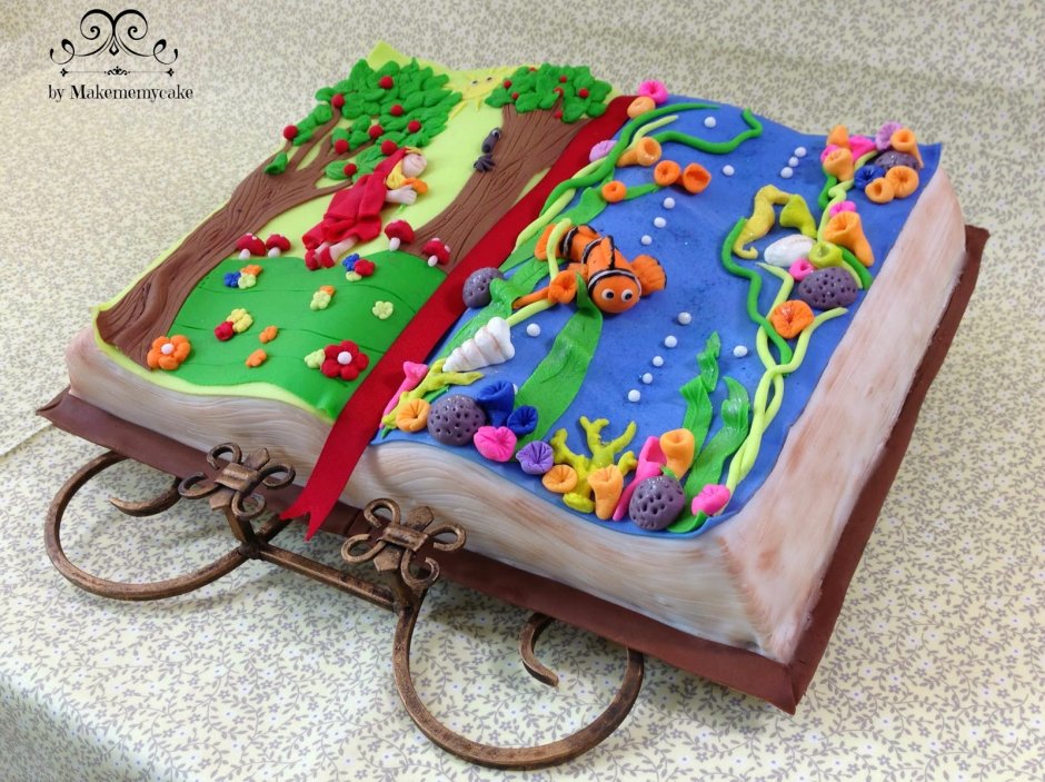Торт книжкой для детей