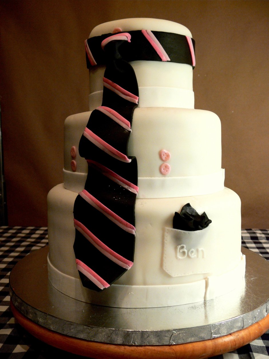 Торт на свадьбу двухъярусный без мастики