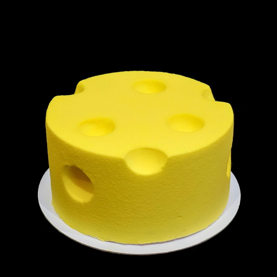 Торт в виде сыра