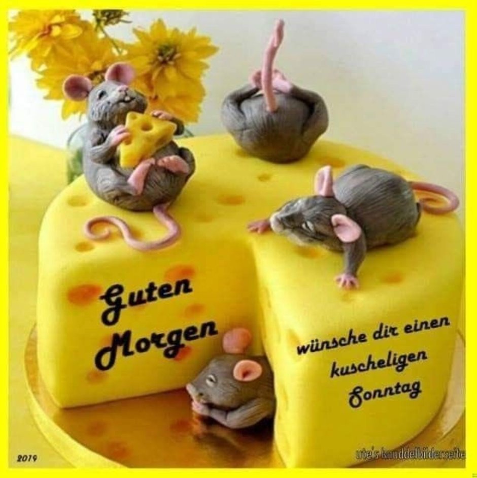 Торт сыр с мышами