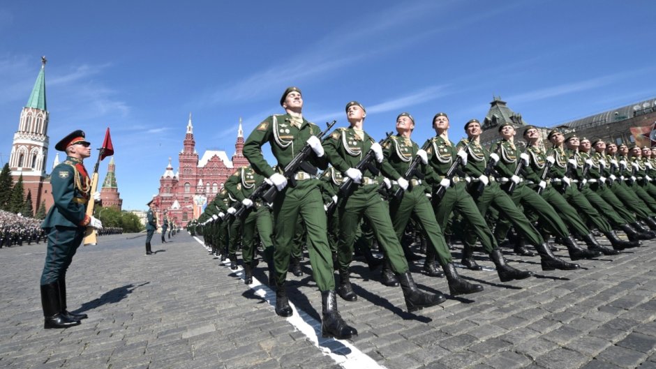 Российская армия парад на красной площади