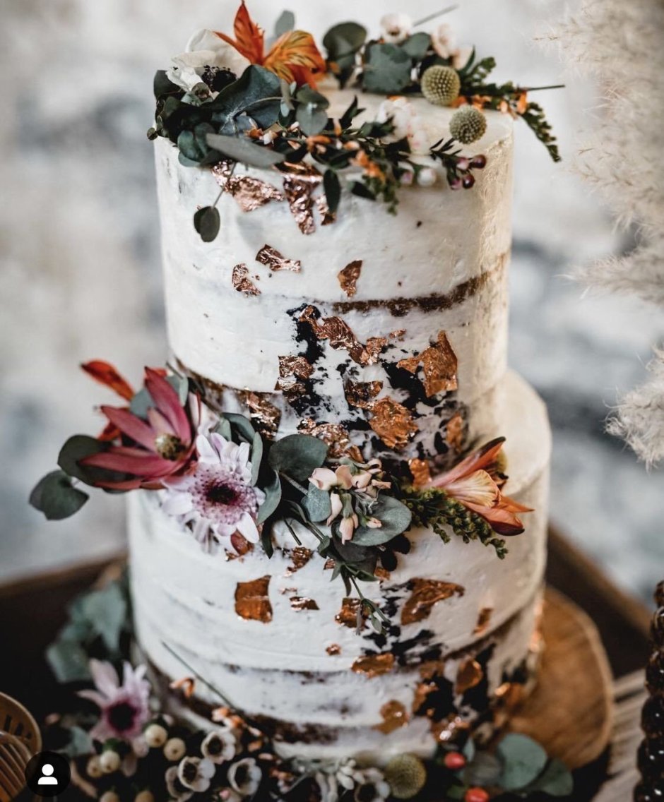 Свадебный торт в Лесном стиле