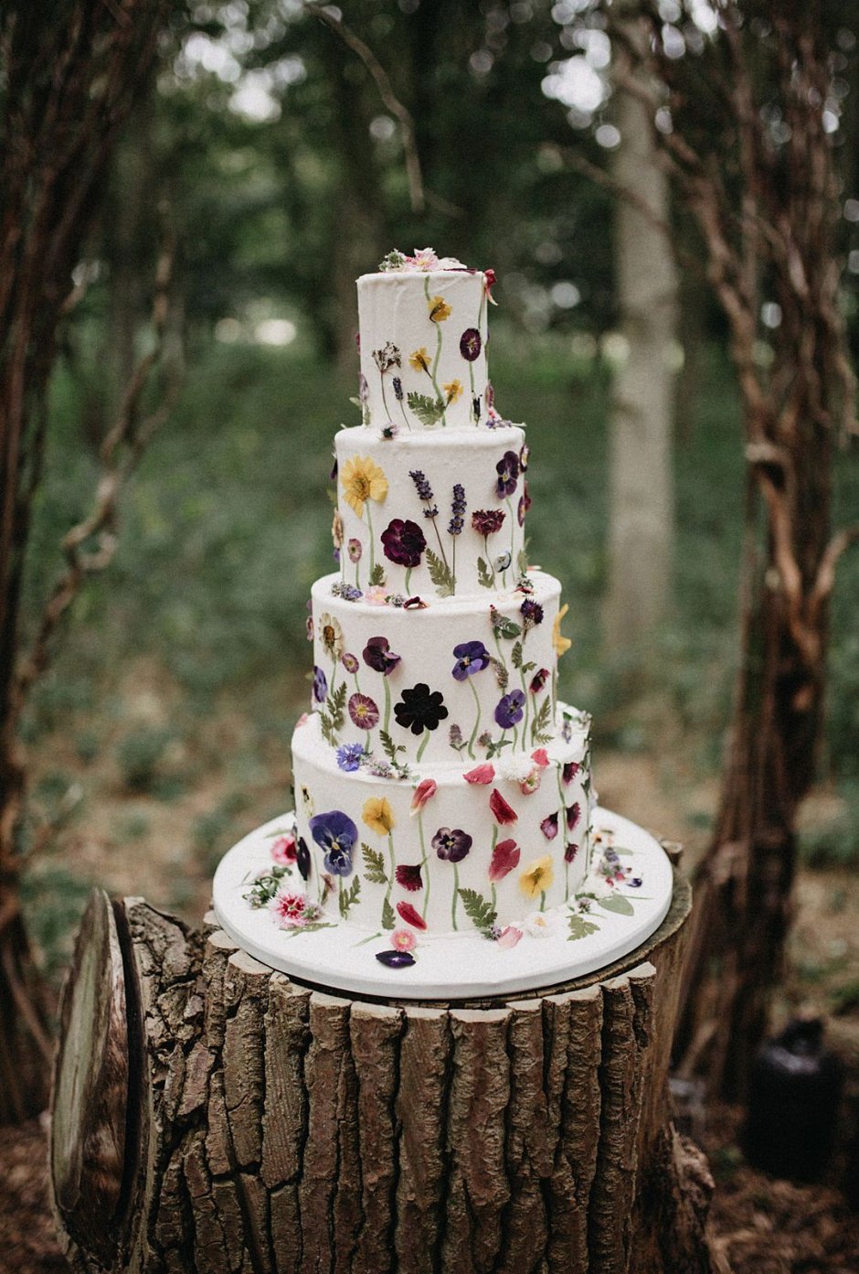 Свадебный торт бохо