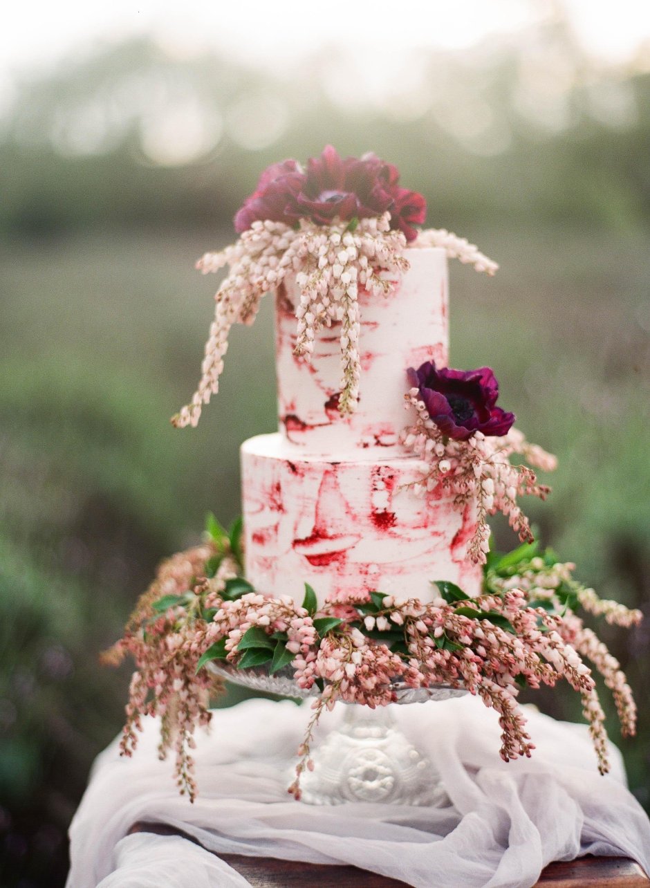 Торт бохо на свадьбу
