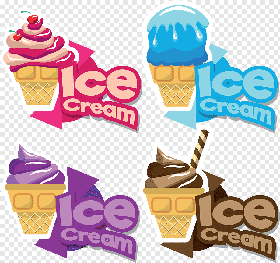 Рекламный плакат мороженого