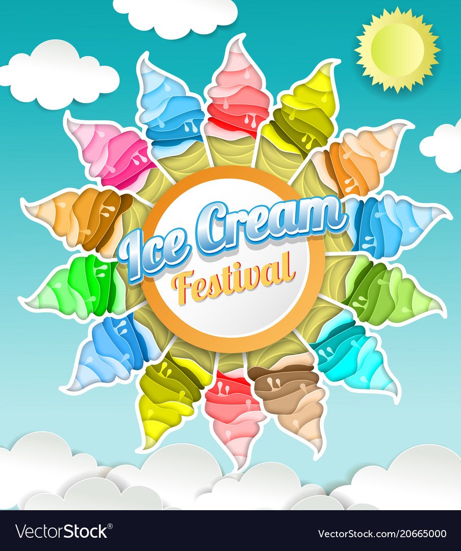 Логотип фестиваля мороженого
