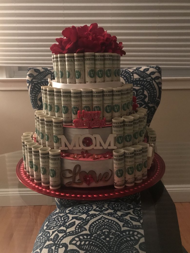 Подарок на свадьбу в виде торта
