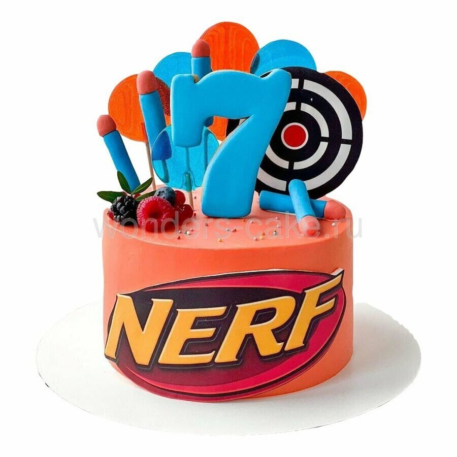 Торт Nerf для мальчика