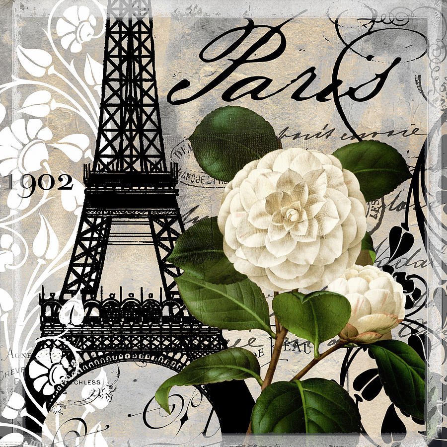 Постер Париж ретро