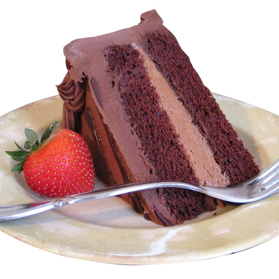 Кусок торта без фона